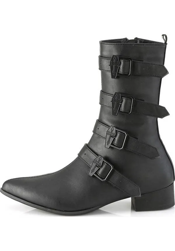 WARLOCK-110-C [Black] | BOOTS [PREORDER]