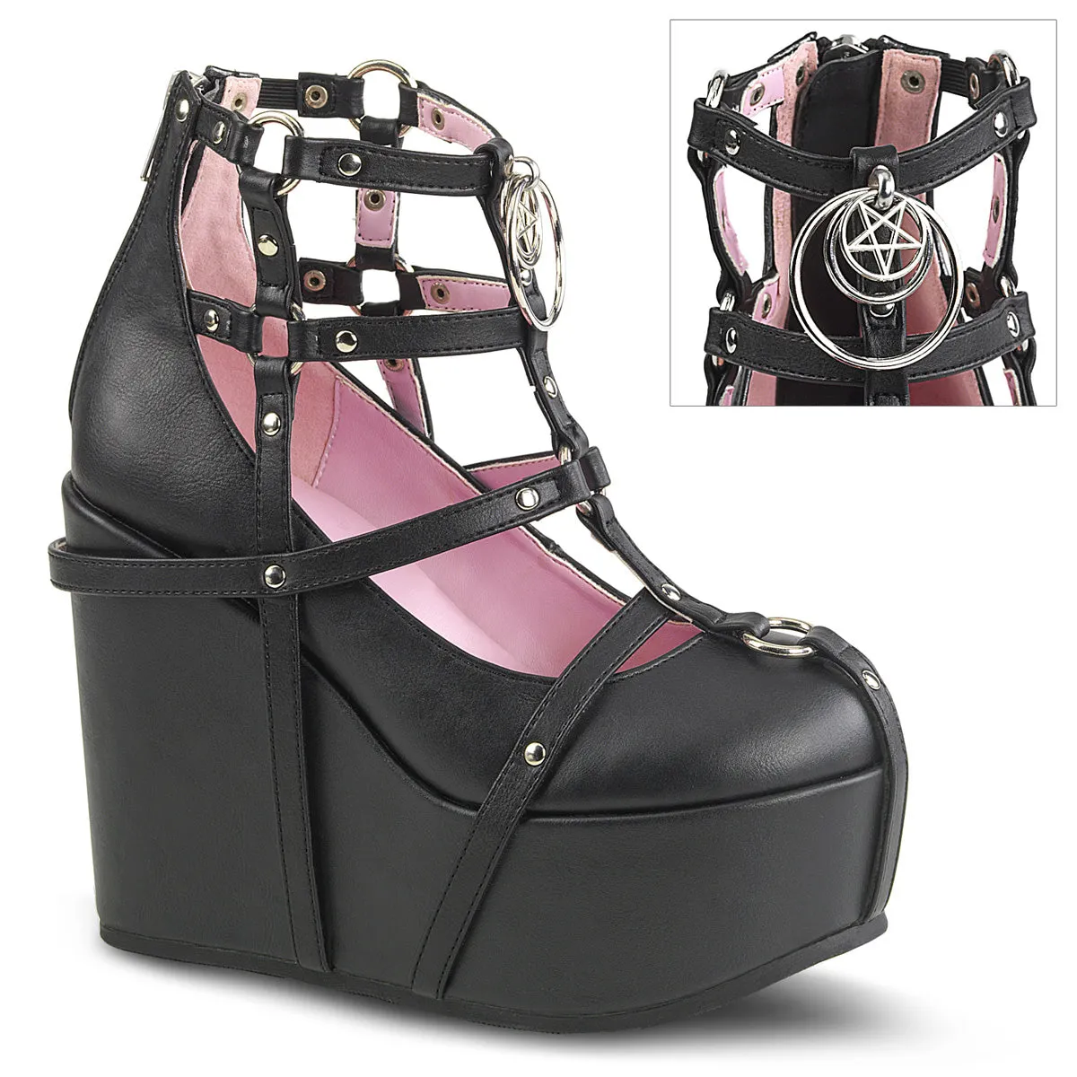 Witch Pentagram Platform Shoes