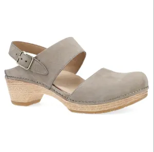 WOMEN'S DANSKO LUCIA 2218151400 COLOR: TAUPE MILLED NUBUCK MARY JANE