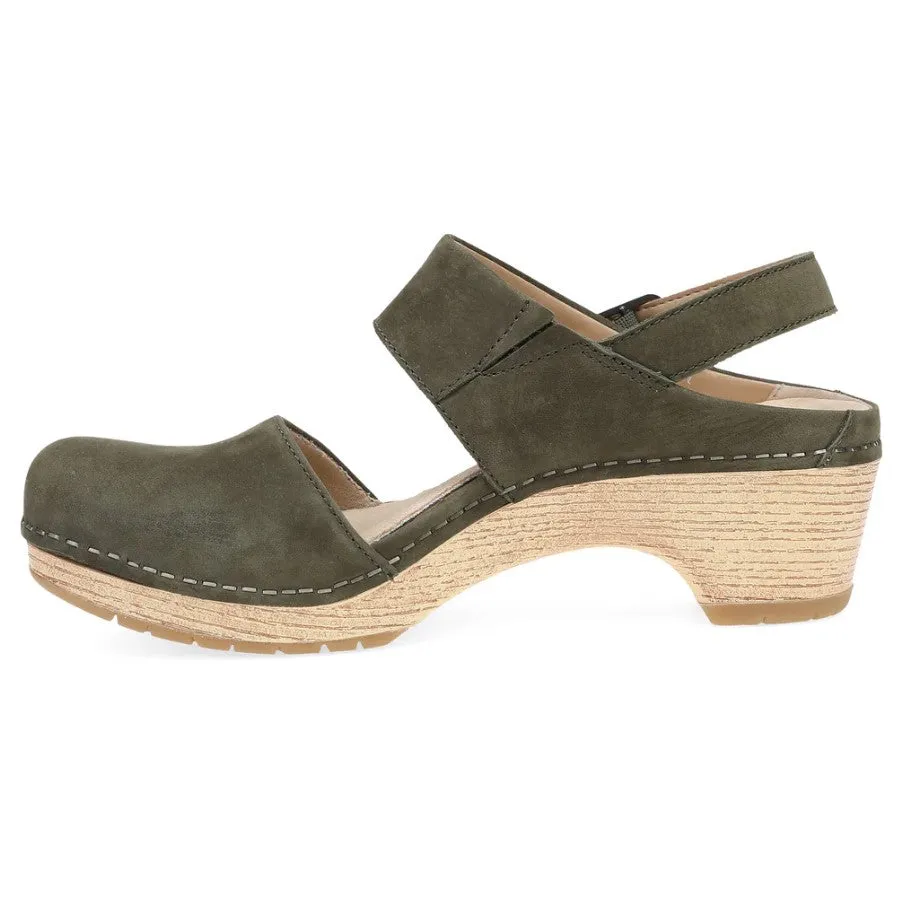 WOMEN'S DANSKO LUCIA 2218701400 COLOR: IVY MILLED NUBUCK MARY JANE