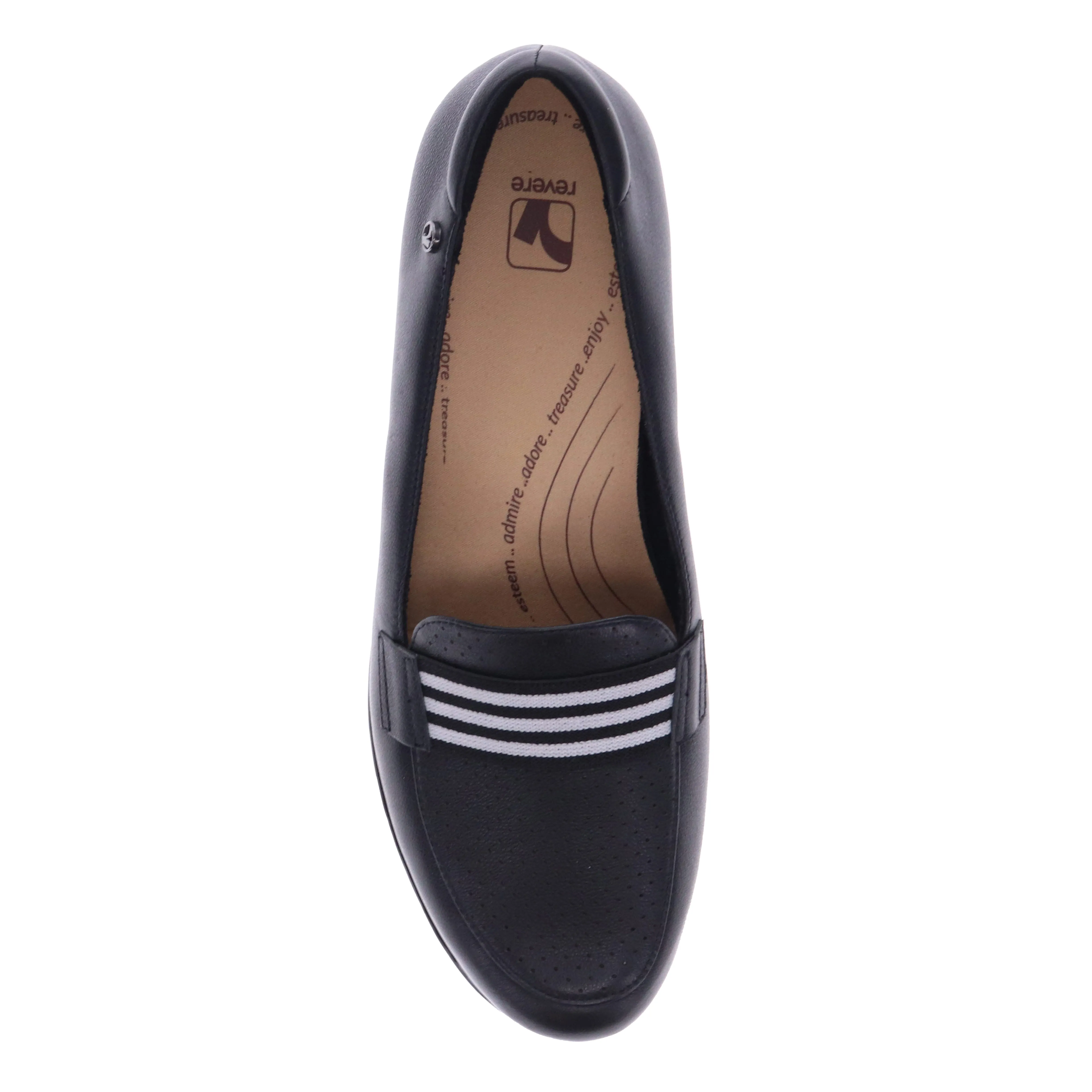 WOMEN'S REVERE MONTE CARLO LOAFER | BLACK