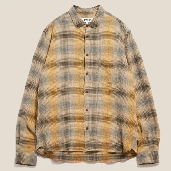 YMC Dean Shirt - Multi / Brown