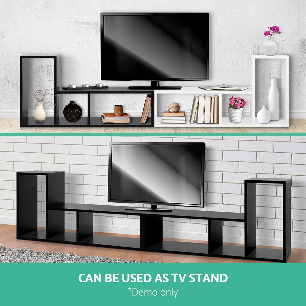 z Display Shelf Do It Yourself Combination L Shape Unit Shelving Stand Black